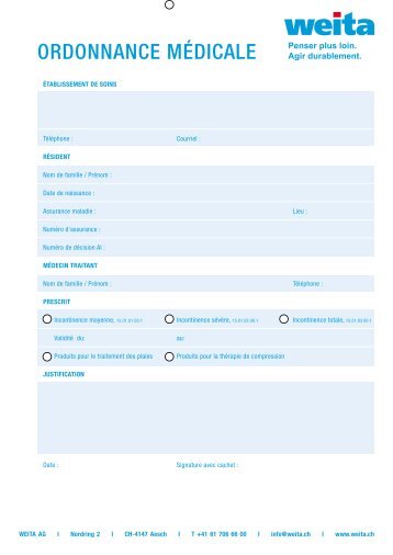 Ordonnance médicale