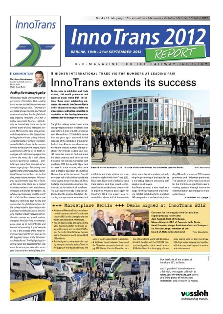 InnoTrans extends its success