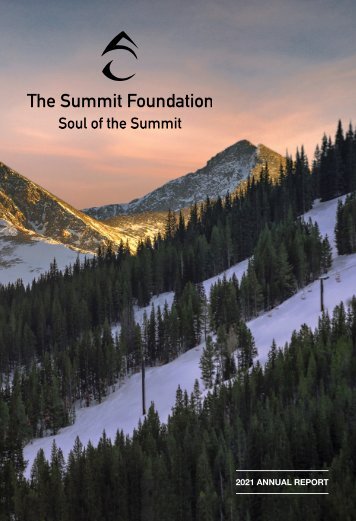 The Summit Foundation's 2021 Annual Report