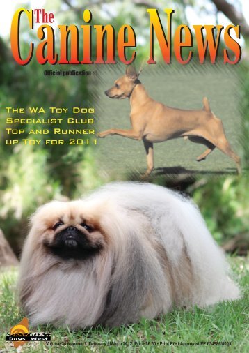 Canine News April/May 2012 - Dogs West