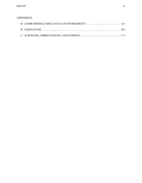 revised final - Agency for Toxic Substances and Disease Registry ...