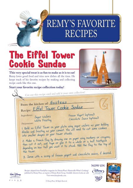 The Eiffel Tower Cookie Sundae The Eiffel Tower ... - A to Z Kids Stuff