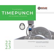 SATLOG mit Zeiterfassung TimePunch