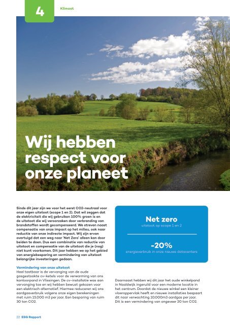 Environmental, Social & Governa Rapport 2021