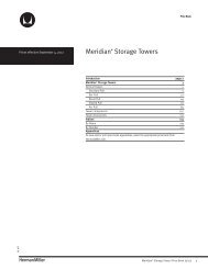Price Book: Meridian Storage Towers - Herman Miller