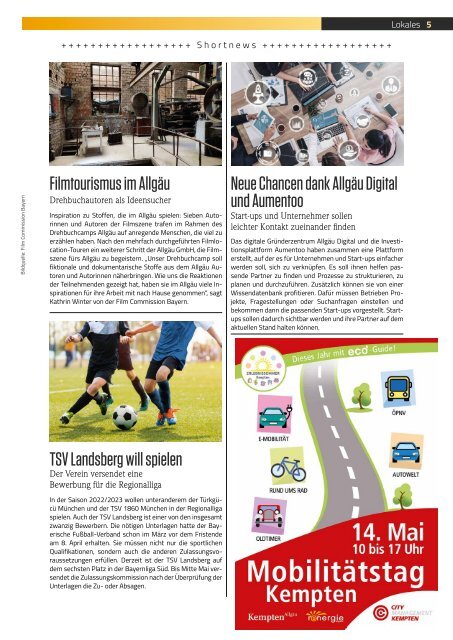 TRENDYone | Das Magazin – Allgäu – Mai 2022