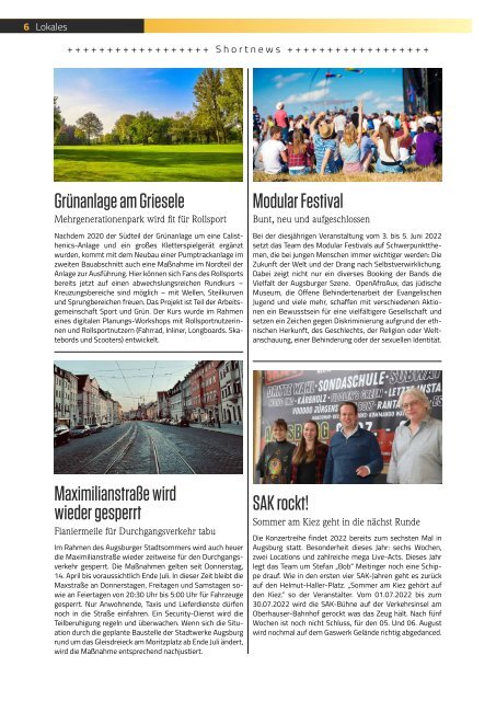 TRENDYone | Das Magazin – Augsburg – Mai 2022