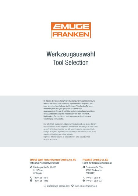 EMUGE FRANKEN 2022/24 GER/ENG