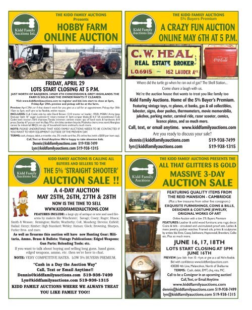 Woodbridge Advertiser/AuctionLists.ca - 2022-04-25