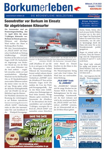 27.04.2022 / Borkumerleben - Die wöchentliche Inselzeitung
