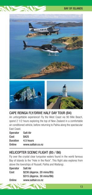 2012-13 Optional Tours Directory pdf - Grand Pacific Tours