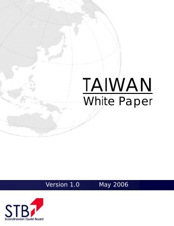 Taiwan | White Paper | Version 1 - Visitscandinavia.org