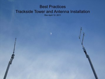 Best Practices Trackside Tower and Antenna Installation - Railroad ...