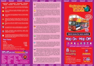 Timetable - City Sightseeing