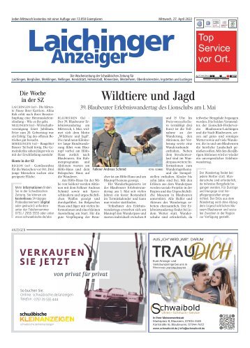 Laichinger Anzeiger 27.04.2022
