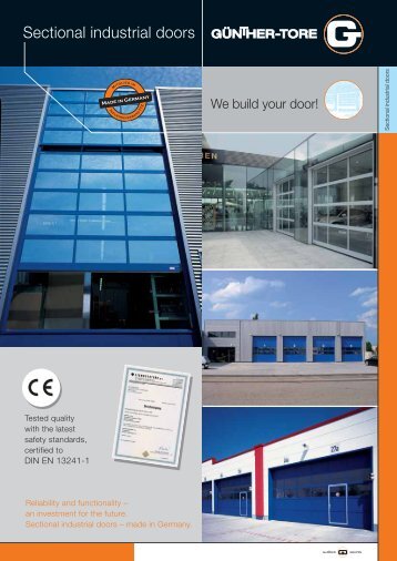 Sectional industrial doors - Günther-Tore GmbH