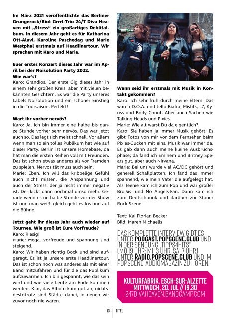 POPSCENE Mai 05/22