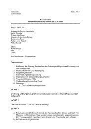 09. Protokoll OV Damm vom 25.07.12.pdf - Dummerstorf