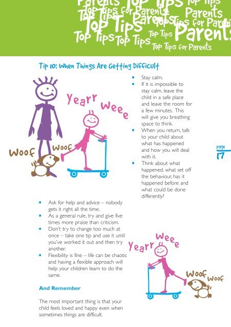 YOUR GUIDE TO POSITIVE PARENTING - Parents Advice Centre