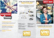 UNI Polster Karieretag