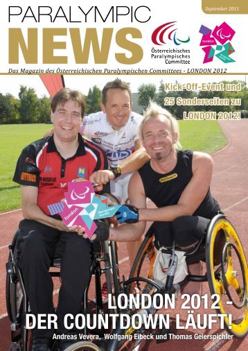 Paralympic News - Vorschau LONDON 2012 - Ausgabe 1/2011