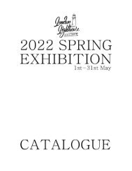 2022 Spring Exhibition Catalogue