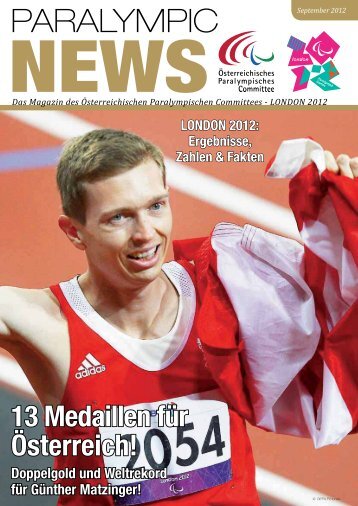 Paralympic News - Zusammenfassung LONDON 2012 - Ausgabe  2/2012