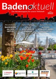 Baden aktuell Magazin Ausgabe Mai 2022