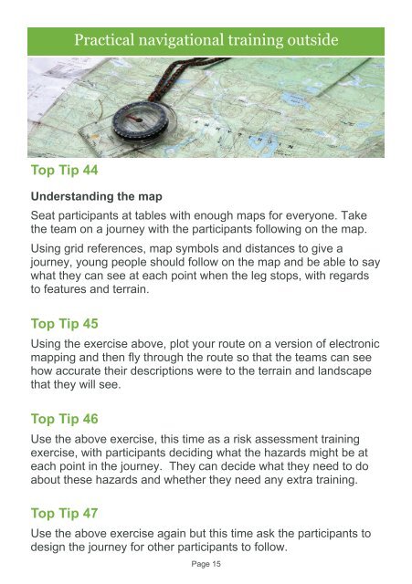 101 Top Tips for Expeditions - DofE in Suffolk