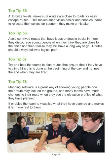 101 Top Tips for Expeditions - DofE in Suffolk