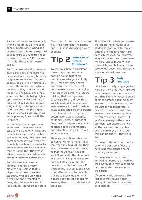 First year out Five top tips from Phil Beadle Teacher preparation ...