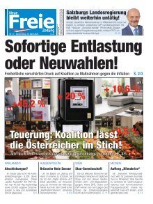 Sofortige Entlastung oder Neuwahlen!