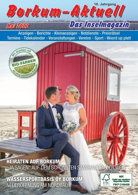 Borkum-Aktuell - Das Inselmagazin Mai-Ausgabe 2022