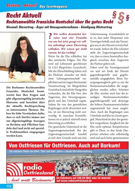 Borkum-Aktuell - Das Inselmagazin Mai-Ausgabe 2022