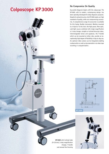 Kaps KP3000 Colposcopes - Kaps Optik GmbH