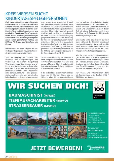 OSE MONT Schwalmtal / Niederkrüchten April/Mai 2022