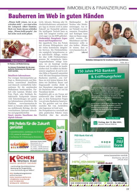  Holsteiner KlöönSNACK - Ausgabe Kiel / Eckernförde - Mai 2022