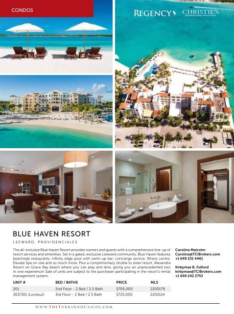 Turks & Caicos Islands Real Estate Summer/Fall 2022