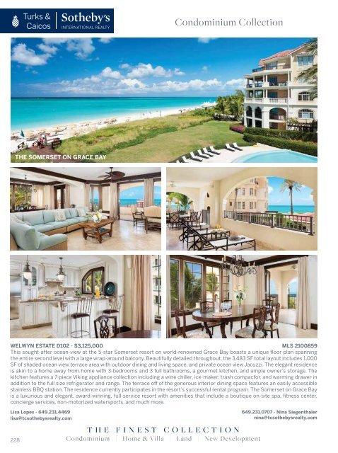 Turks & Caicos Islands Real Estate Summer/Fall 2022