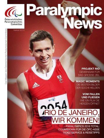 Paralympic News - Vorschau RIO 2016 - Ausgabe 1/2015