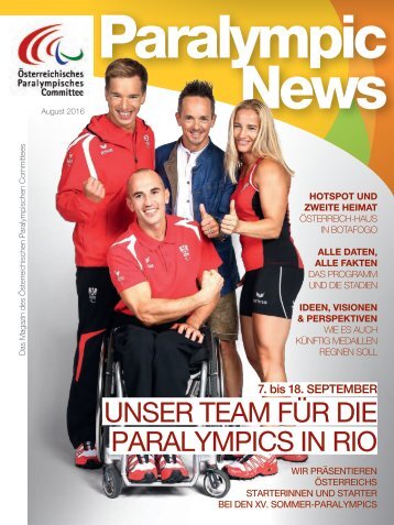 Paralympic News - Countdown RIO 2016 - Ausgabe 1/2016