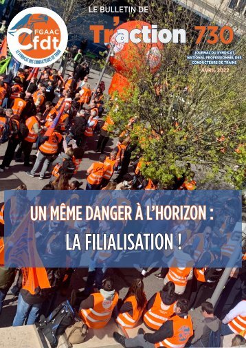 Le bulletin de traction avril 2022