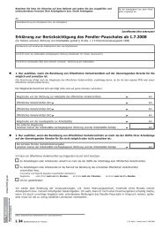 Erklärung zur Berücksichtigung der Pendlerpauschale - Fulpmes