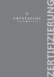 Crystallus Leporello Zertifizierung Druck