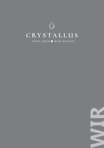 Crystallus Leporello WIR A5 Druck