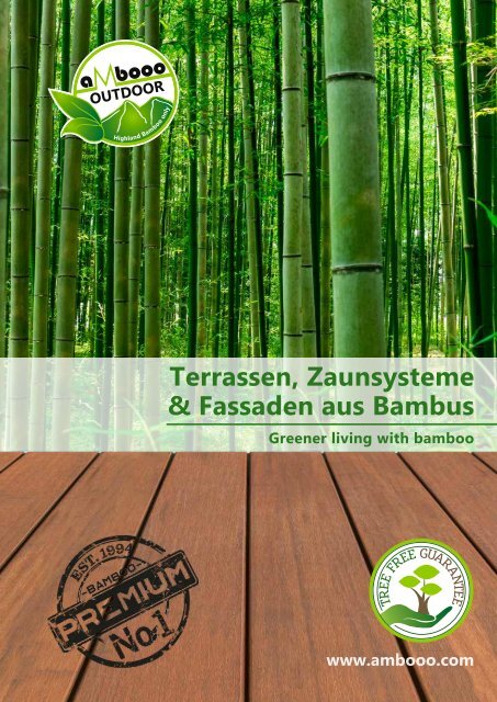 aMbooo Bambus Terrassen