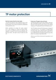 TP motor protection - Grundfos