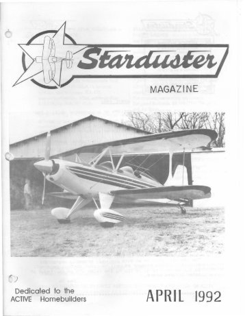 APRil 1992 - The Biplane Forum