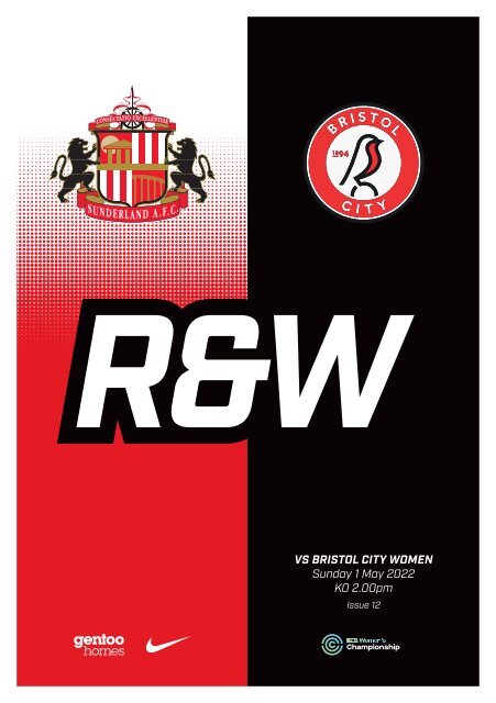 Red & White Issue 12: SAFC Ladies vs Bristol City Women