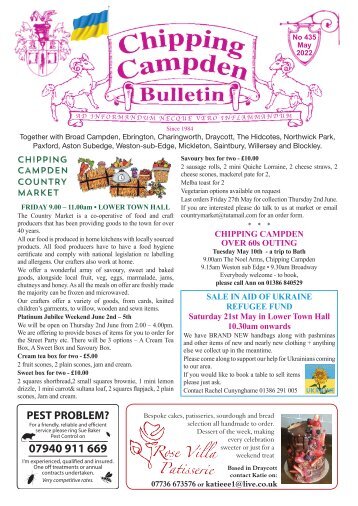 Chipping Campden Bulletin - May 2022 Issue